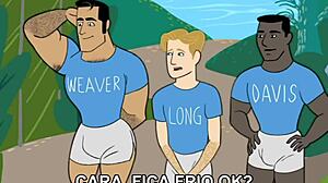 cartoon gay group action with naughty boys