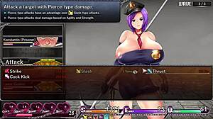 3 Men Cum on Guard's Ass in Bathroom - Karryn's Prison Ep9