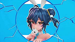 Down the rabbit hole - 3D Futanari Animation