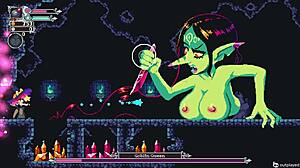 Can you handle uncensored Flipwitch bosses gameplay with big Japanese tits?