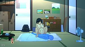 Den barmfulle eventyret starter med ville kurver i Hentai 8-aksjon