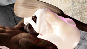 A girl with appetizing forms in snow-white outfit, caught my attention