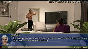 Whore Slutted Out by Two Horny Old Men in Kimmytoons Group Scene