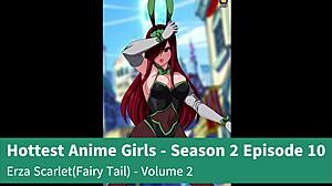 Erza Scarlet showcases passion in intense scenes