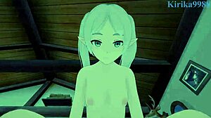 Hey, Frieren gets intense in Sousou no Frieren hentai sex scene