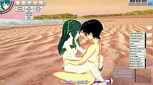 Koikatsu Video Game Hentai Stuff with Bold Raw Action