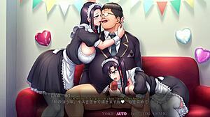 Saimin Seishidou Secret Lesson - I’m Thrilled with Maid Miyajima’s Tsubaki and Sakura