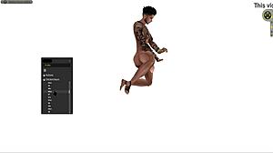 Black hardcore standing fuck!