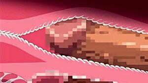 Part 4 shows shaved anime pussy up close