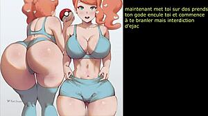 French Sonia from Pokemon Delivers Harsh Humiliation and Anal Action in Hentai JOI CEI