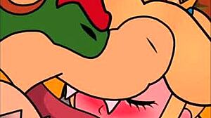 Ugh, Bowser x Peach in Superstar Sexting, goin’ naive route, no commentary, game by Drybonex, so wild!