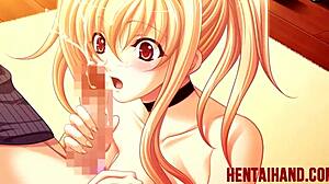 busty redhead hentai babe rides you hard