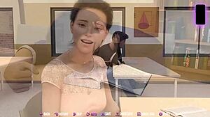 Busty nerd craves my cock in College Kings 2. Ape route heats up! 😍