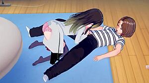 How wild can a hentai blowjob get?