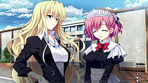 Grisaia No Kajitsu Urated Route - Sachi Komine Blowjob in Episode 66 Maidophobe Y-Kun