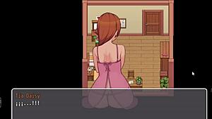 Who’s Hotter? Busty Witch or Director with Giant Dildo in Hentai Game