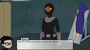18Titans part 24 - Bumblebee enjoys steamy bathroom fun with Raven