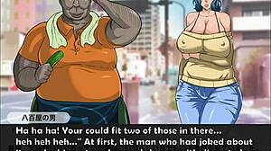 Mama Rinko's depraved journey, becoming a prostitute in wild hentai game!