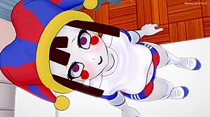 Pomni from amazing digital circus wanna bang in the infirmary with sport outfit, no censor!