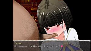 Oh god, this nympho priestess can't stop fucking in HRPG!