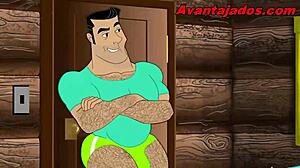 Exploring a hairy gay character in this animated story