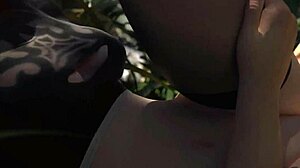 2B from Nier Automata in intense anal action for mega hentai compilation