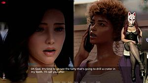 ms denvers in ep 53 shows off big tits in stockings. ready for class?