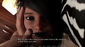 Damn, I fucked this smoking hot goth chick raw!