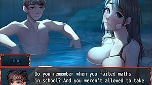 Harem in Another World Hentai Game Ep 27 with Hot Spring Love Confession