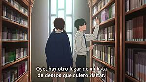 チカが大胆に膵臓を貪り食うワイルドなアニメシーン