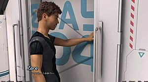 Stranded in Space 170 - I watched a hot black vitiligo girl and doctor start making out