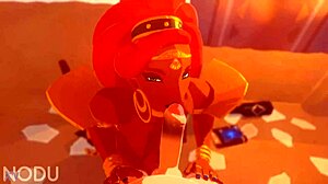 Urbosa from Legend of Zelda Sucks and Fucks Hard in SFM - Wow!