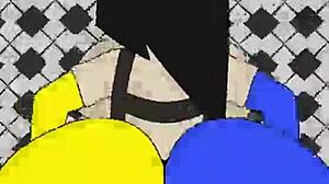 Ena Feels the Beat with Intense Anime Assfucking Action