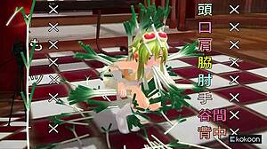 Hey Gumi, why dance with leeks while toys double penetrate?