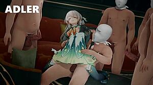 Firefly Gangbang - Wild Group Action in Anime Style Hentai