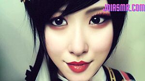 Hey, these horny cosplay sluts want your tribute in hot ASMR action!