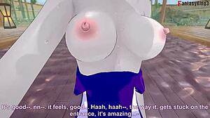 Hey Raven, ready for bikini banging with three Titans?