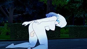 Kindred Gets Invaded with Blowjob and Creampie in LoL Hentai Koikatsu