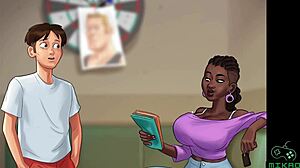 Summertime Saga Ep 106 - Brazilian Carioca Teacher in Steamy Ebony Anime Action