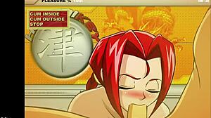 hentaykey girl 1 starts her journey with a steamy blowjob scene