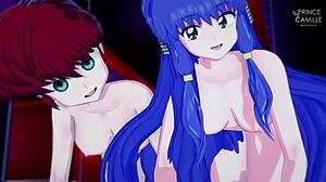 Ranma and Shampoo Watch You Masturbate, Then Join In!
