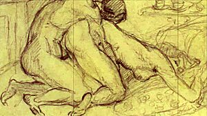 Vintage Erotic Drawings Showcase Retro Hairy Art