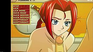 hentaykey girl 1 starts her journey with a steamy blowjob scene