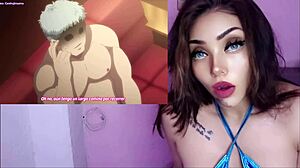 Milf with big tits hires old guy for creampie in hentai ep 5