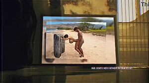 Ina Berry enjoys a beach day with her father-in-law in animation