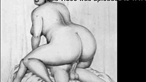 Vintage erotic drawings - a canvas of past desires