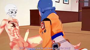 Wattson Gives Electrifying Blowjob in Apex Legends Fantasy