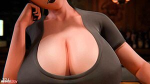 Mavis Cosplay giving an amazing deepthroat blowjob and getting fucked hard