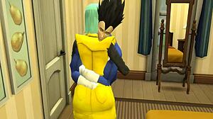 Dragon Ball Ep 03: Bulma, Stunning Wife, Taken Hard by Vegeta. Cheating Action with Step Mom Vibes.
