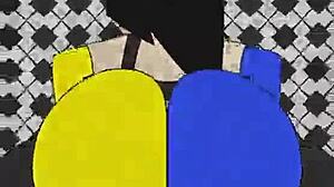 Ena Feels the Beat with Intense Anime Assfucking Action